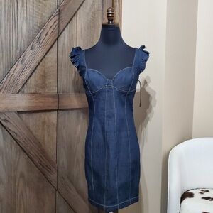 Cinq a Sept Denim Mini Dress